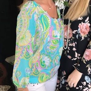 Lily Pulitzer top- size small
